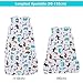 Licitn Saco de Dormir para Bebé - 2 PCS 0.5 Tog Saco...