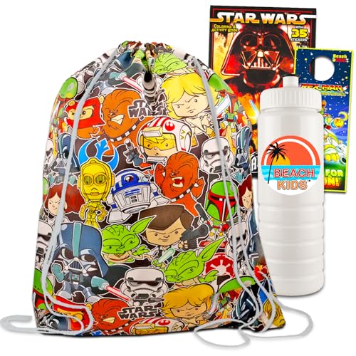 Disney STAR WARS ACTIVITY SET Star Wars Activity Kit - Star Wars Cinch Bag Bundle Includes Star Wars Cinch Bag cover