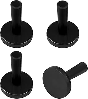 4 PCS Vinyl Wrap Magnets for Cars, Non-Scratch Magnetic Position Tool Auto Vinyl Film Gripper, Window Tinting Tool Magnet Fixator for Car Wrapping & Crafts Sign Making (Black)