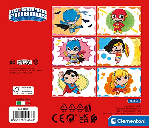 Clementoni - 44008 - DC superfriends, puzzle cubi
