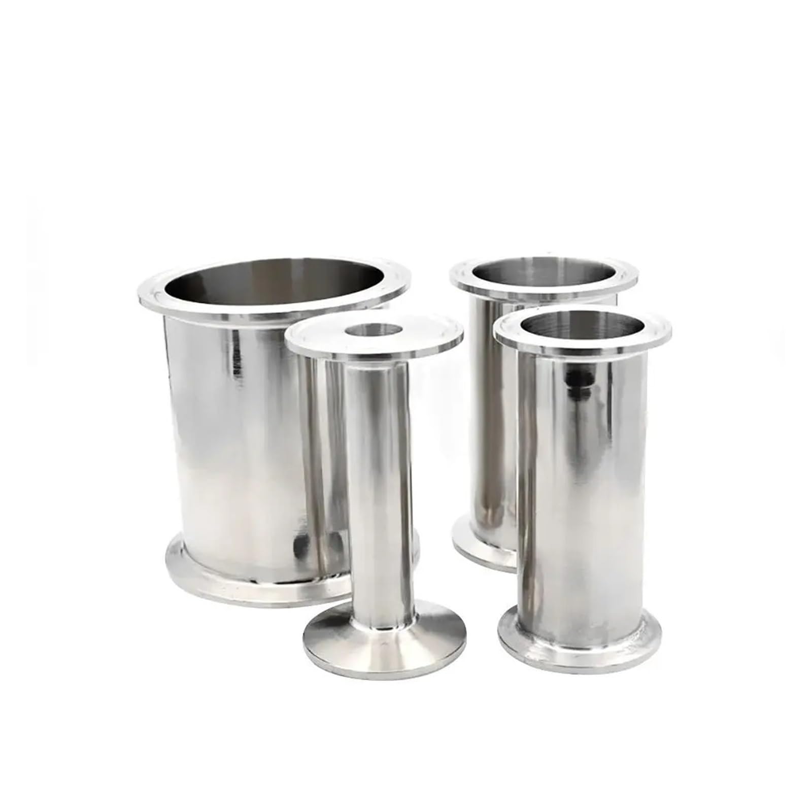 AARTERZZA 1pc Pipe OD 38MM Ferrule OD 50.5MM 458mm Length Tri Clamp Style Equal Straight 304 Stainless Steel Pipe