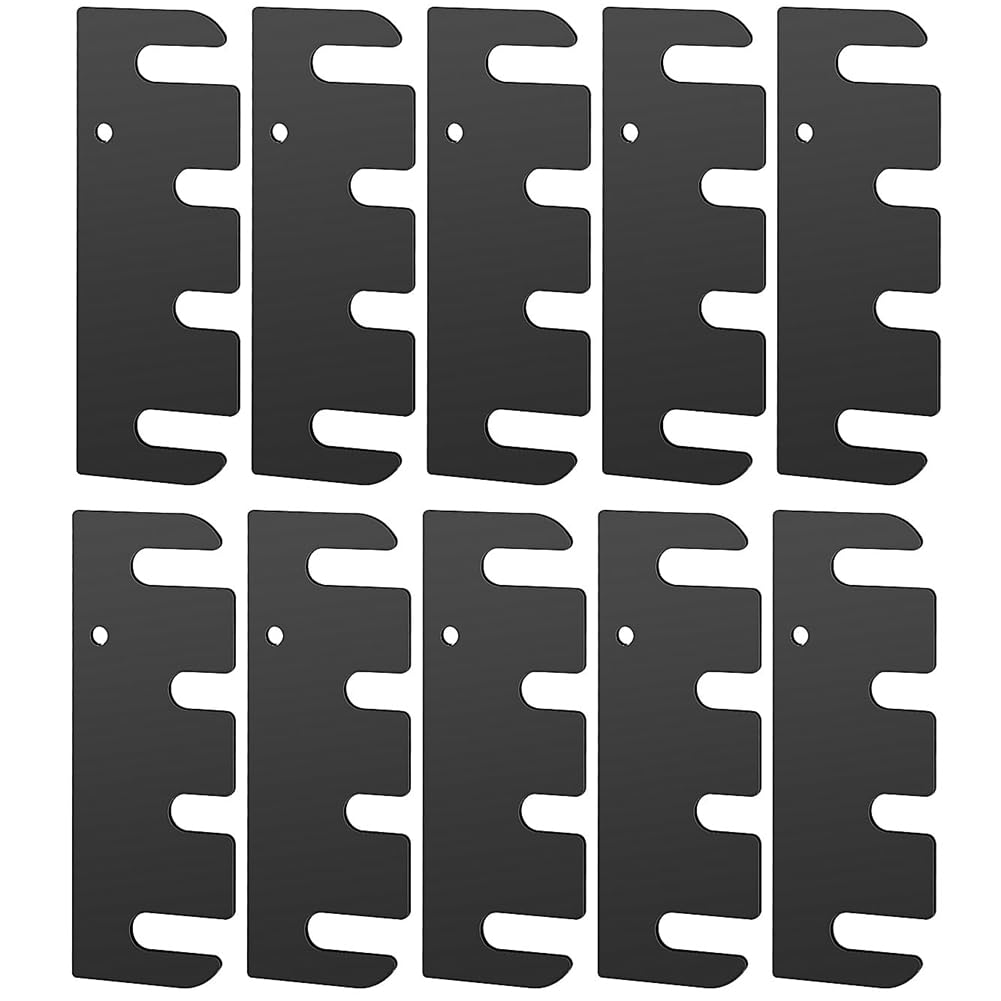 Littimoon Hardware Door Hinge Shims(10 Pcs), Stainless Steel Door Hinge Spacer for Repair Kit