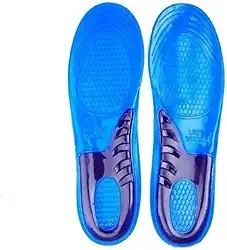 Palmilha Ortopédica de Silicone Gel – Conforto Extremo, Absorção de Impacto e Ajuste Anatômico (36 a 41) – Suporte para Pés Cansados no Dia a Dia, Trabalho e Esportes