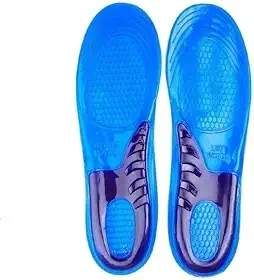 Palmilha Ortopédica de Silicone Gel – Conforto Extremo, Absorção de Impacto e Ajuste Anatômico (36 a 41) – Suporte para Pés Cansados no Dia a Dia, Trabalho e Esportes