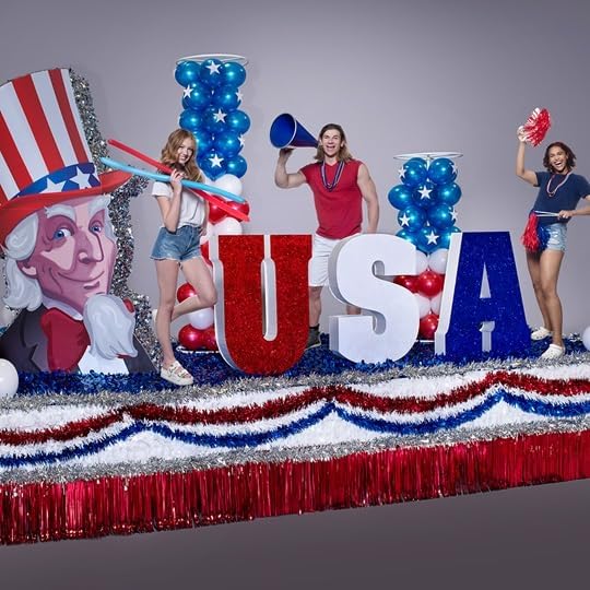 Miniatura 7 de Anderson's Lámina floral metálica plateada, 3 x 3 pies, decoraciones de desfile flotante para remolques, decoraciones de fiesta, boda, baile, fondos