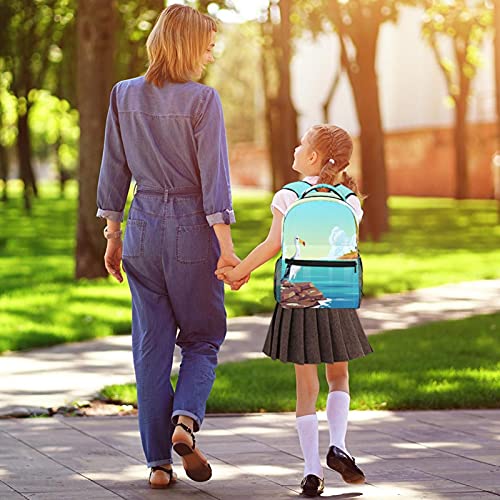 Mochila para evitar dolor de espalda infantil con correas adaptables y espacio de bebidas 5