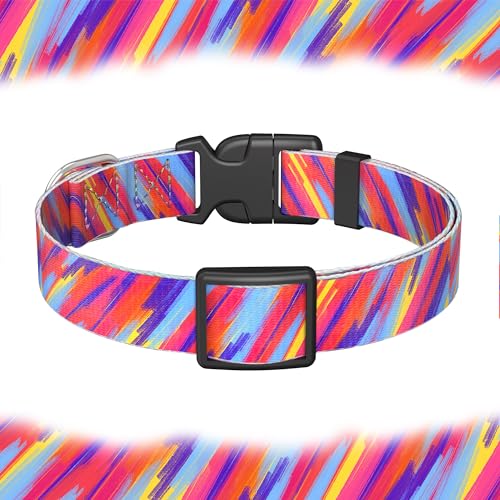 Grepad-Fadeless-Print-Dog-Collars-for-Puppy-Small-Medium-Extra-Large-Dogs-Girl-BoyFemale-Male-Cute-Dog-Collar-for-DogsDurable-Charms-Floral-Soft-Dog-Collar-with-Quick-Release-Safety-Buckle