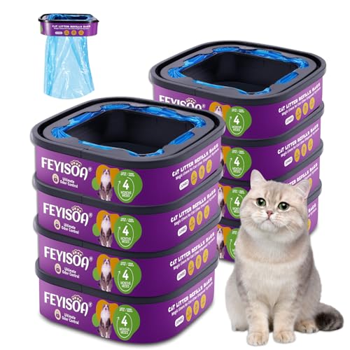 Refill Bags | Jumbo 28FT 8-Pack | Up to 32 Months Supply | 8 Cartridges for Superior Odor Control