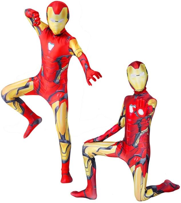 Superhero Kids Boys Girls Halloween Birthday Party Cosplay Bodysuit Costumes