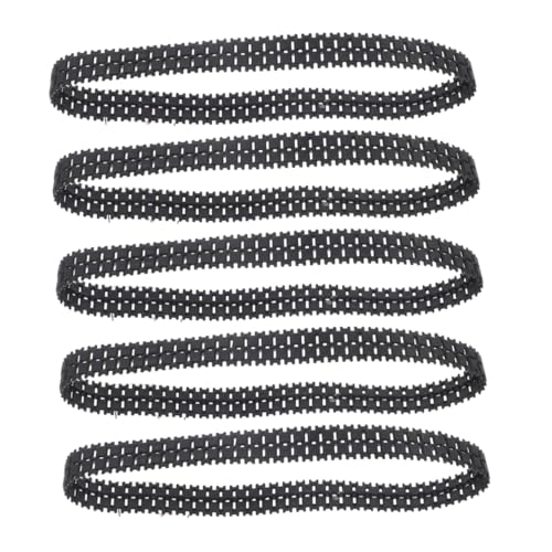 SUPVOX DIY Tank Tracks 5pcs Replacement for Robot Easy to Install Enhance Traction Stability