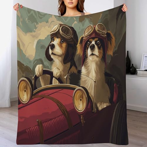 Cadeau enfant adulte : couverture 3D illustrations animaux douce - 3
