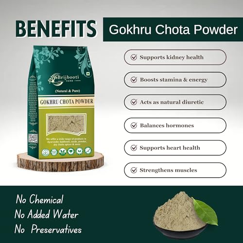 Image of Birju Mahavir 1 Kg Gokhru Powder - Gokshura Powder