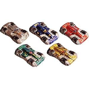 Melkchocolade Novelty Racing Cars (5 meegeleverd)