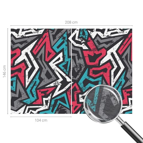 Papier peint de haute qualité Tulup 208x146 cm papier peint mosaïque abstraite