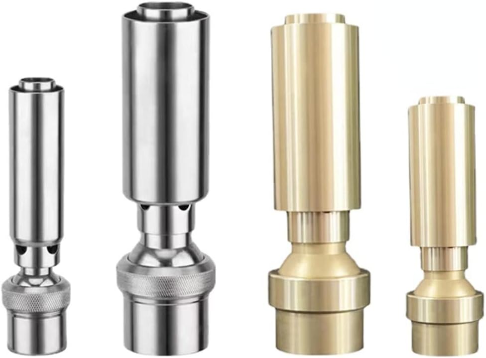 1" 1.5" 2" SS304 and Brass Aerated Fountain Nozzle Garden Landscape Pool Sprinkler Head Fountain Heads Fountain Accessories (Brass 2inch)