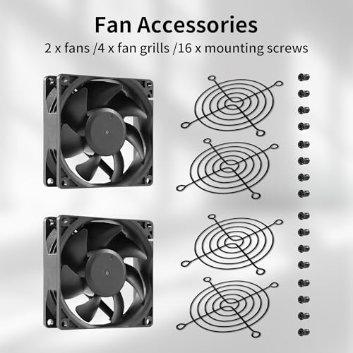 80mm IP68 Waterproof Dual Ball Fan