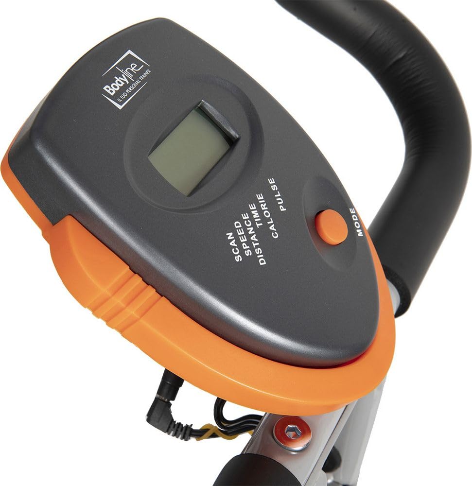 Cyclette Bici da camera X-Bike Star pieghevole salvaspazio - regolatore di sforzo fino a 8 livelli - computer digitale multifunzionale - fitness a casa - Certificato Ce e EN957 | Salvaspazio, Regolatore di sforzo fino a 8 livelli, Computer digitale multif