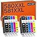 Supply Guy 580XXL 581XXL Druckerpatronen kompatibel mit Canon PGI-580 CLI-581 für Pixma TS705 TS705a TS6350 TS6350a TS6351a TS6300 TR8550 TS9550 TS6150 TS6250 TR8500 Multipack 10 Patronen 580 581 XXL Supply Guy günstig Kaufen-Supply Guy 580XXL 581XXL Druckerpatronen kompatibel mit Canon PGI-580 CLI-581 für Pixma TS705 TS705a TS6350 TS6350a TS6351a TS6300 TR8550 TS9550 TS6150 TS6250 TR8500 Multipack 10 Patronen 580 581 XXL