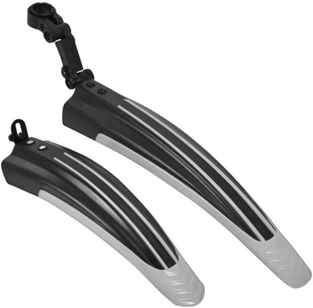 WIROJ Adjustable Road Mountain Bike Bicycle Cycling Tire Front and Rear Mud Guards Mudguard Fenders Set