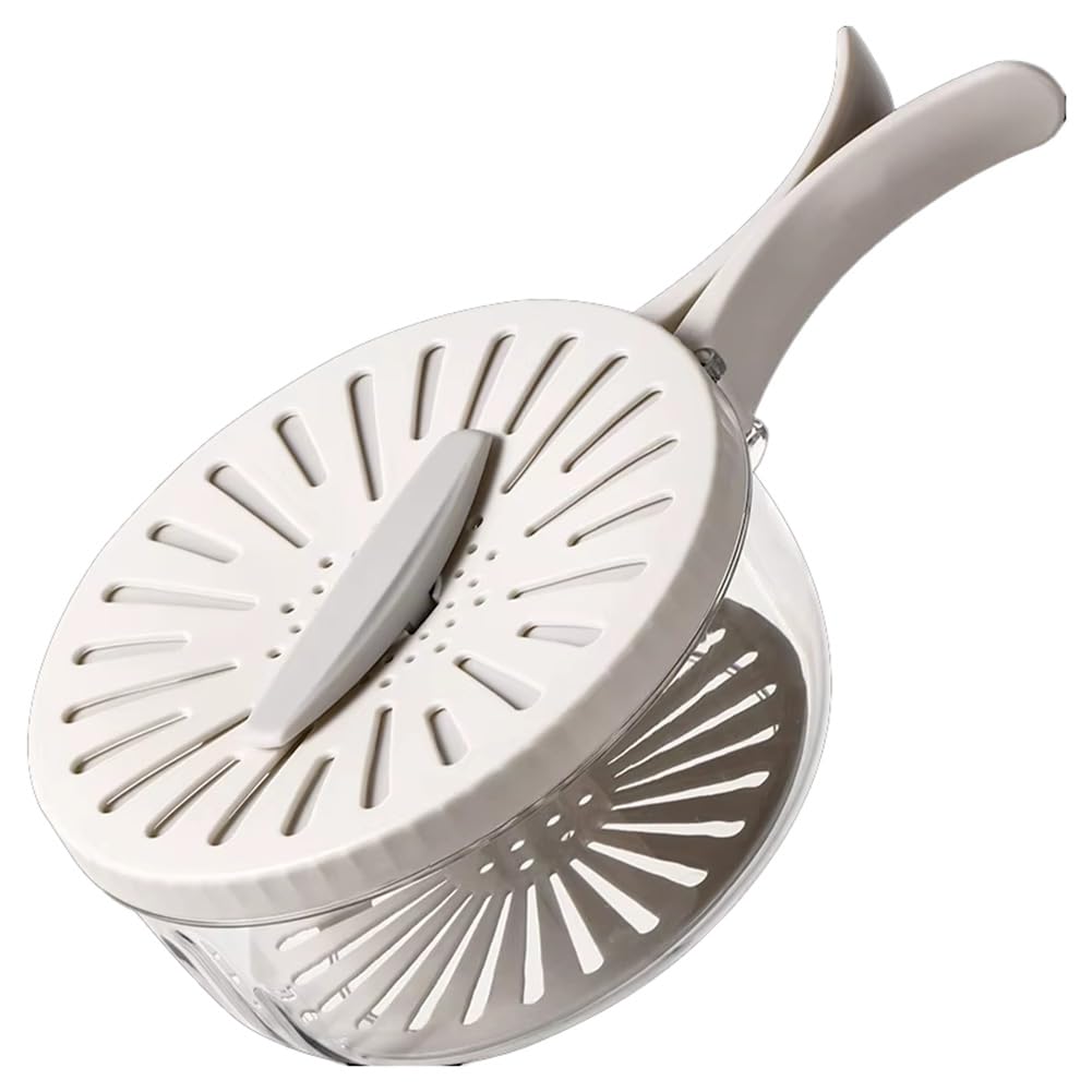 CTRLZS Multifunctional Folding Drain Basket,Fruit & Vegetable Washing Bowl, Plastic Colander with Water-Filtering Basin