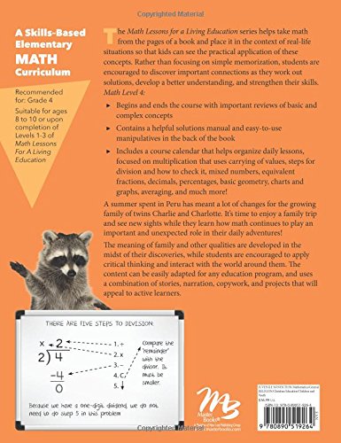 Math, Level 4: Lessons for a Living Education with Answer Key - Image 2