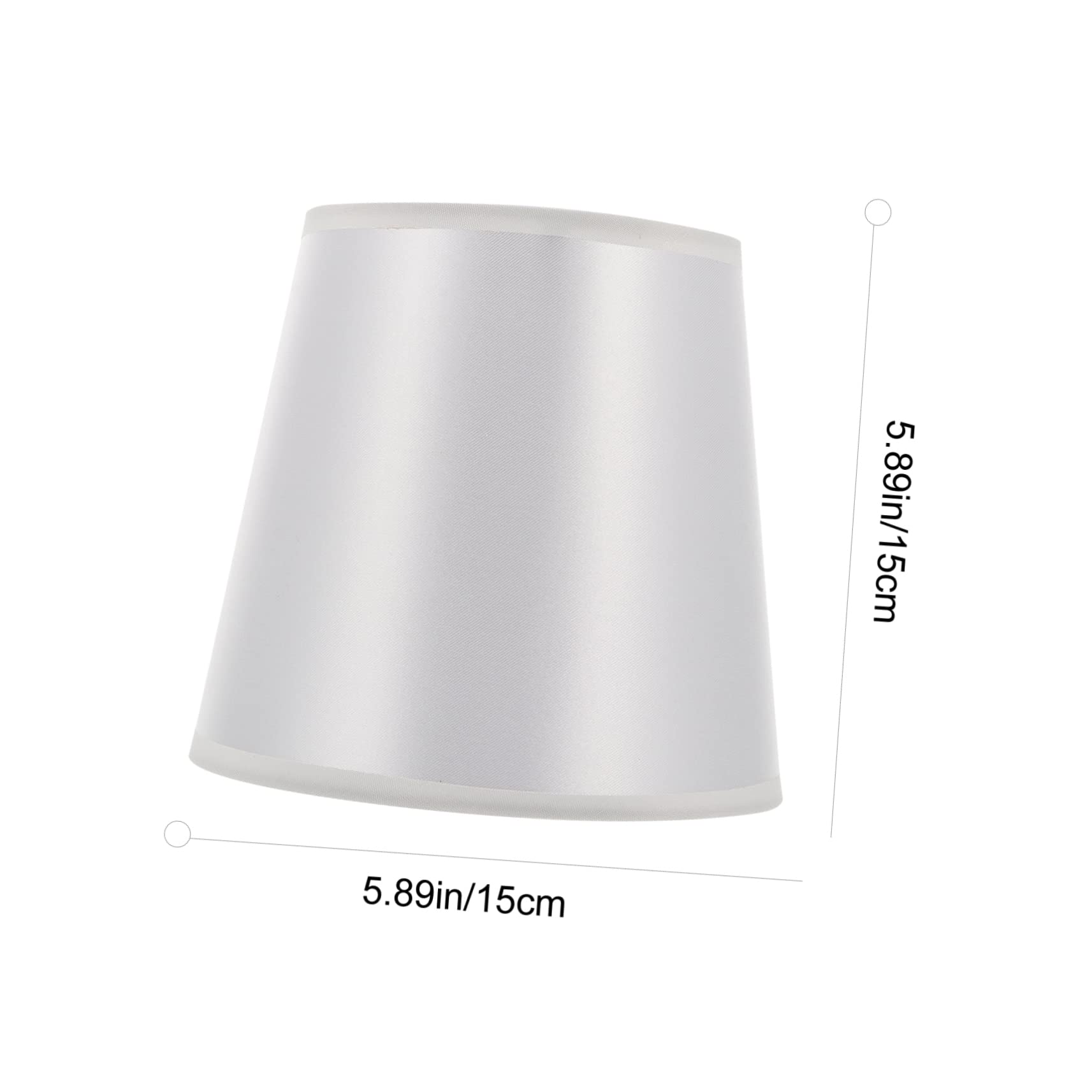 IWOWHERO Sleek Small Lamp Shade Silk Drum Lampshade Floor Lamp Shade Soft Material Modern Decor