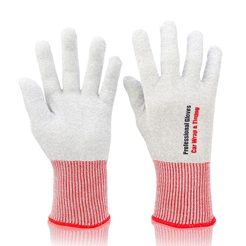 CCyanzi 3 Pairs, Professional Anti-Static Gloves Vinyl Wrap...