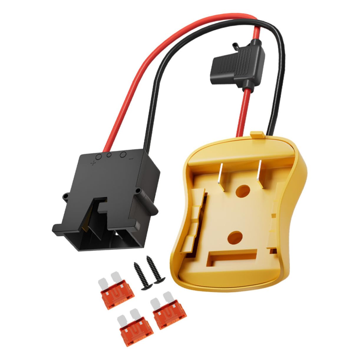 SHINEOFI Adattatore Per Batteria Da 4 Pezzi Convertitore Per Caricabatteria Adattatore Di Alimentazione Connettore Fai Da Te Alimentatore Per Batteria Convertitore Di Alimentazione