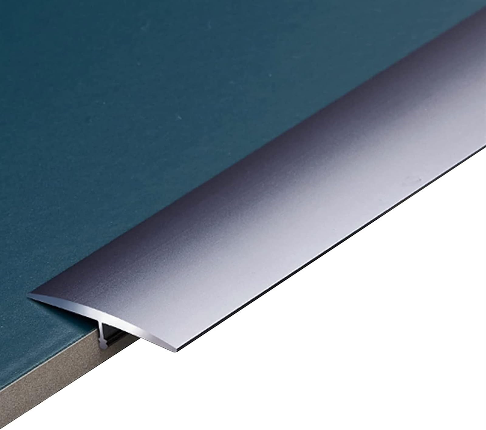 Profilo di Transizione, Striscia di Soglia, Pavimento in laminato/bordo in legno, rivestimento for pavimenti lisci(Grey)