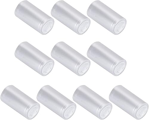 Housoutil Corcho 100 cápsulas termorretráctiles de PVC, 1.181 in, cápsulas retráctiles para botellas de vino, tapas retráctiles para vino, bodegas y