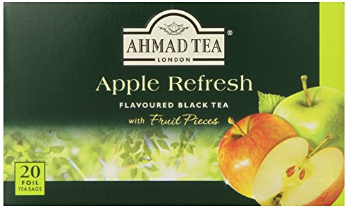 Ahmad Tea Apple Refresh Black Tea, 20-Count Tea Bags (Pack of 6) - //coolthings.us