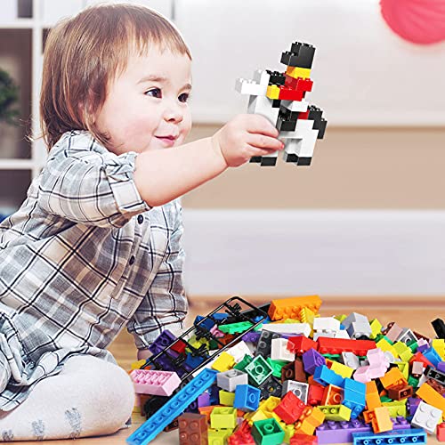 Pidepcos Bausteine City Classic Creative Bausteine Spielset, kompatibel mit allen großen Marken, Geschenke für Mädchen… – Bild 7
