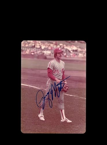 Jerry Martin Signed Original 1970s 4x5 Snaphot Photo Philadelphia Phillies At Cubs Wrigley
