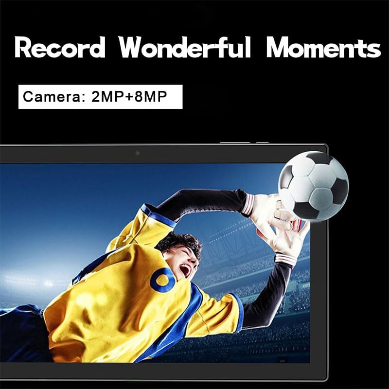 Miniatura 7 de Tablet Android de 10 pulgadas, 4 GB + 64 GB, tableta Android 12, expansión de 512 GB, cámara de 8 MP, procesador de cuatro núcleos de 4 GB de RAM,