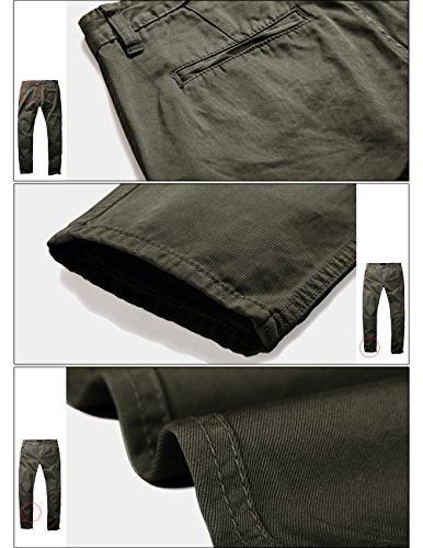 Image of Match Mens Regular-Fit Casual Flat Front Chino Pants