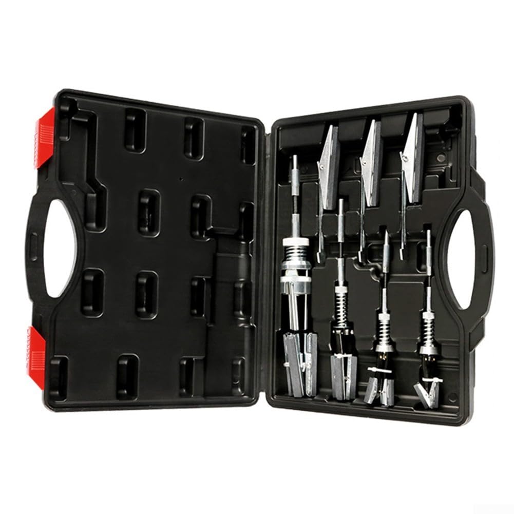 Set completo di 7 pezzi di manutenzione per cilindri del motore, 4 Honers 3 pietre di ricambio con scatola portaoggetti, riparazione motore auto moto