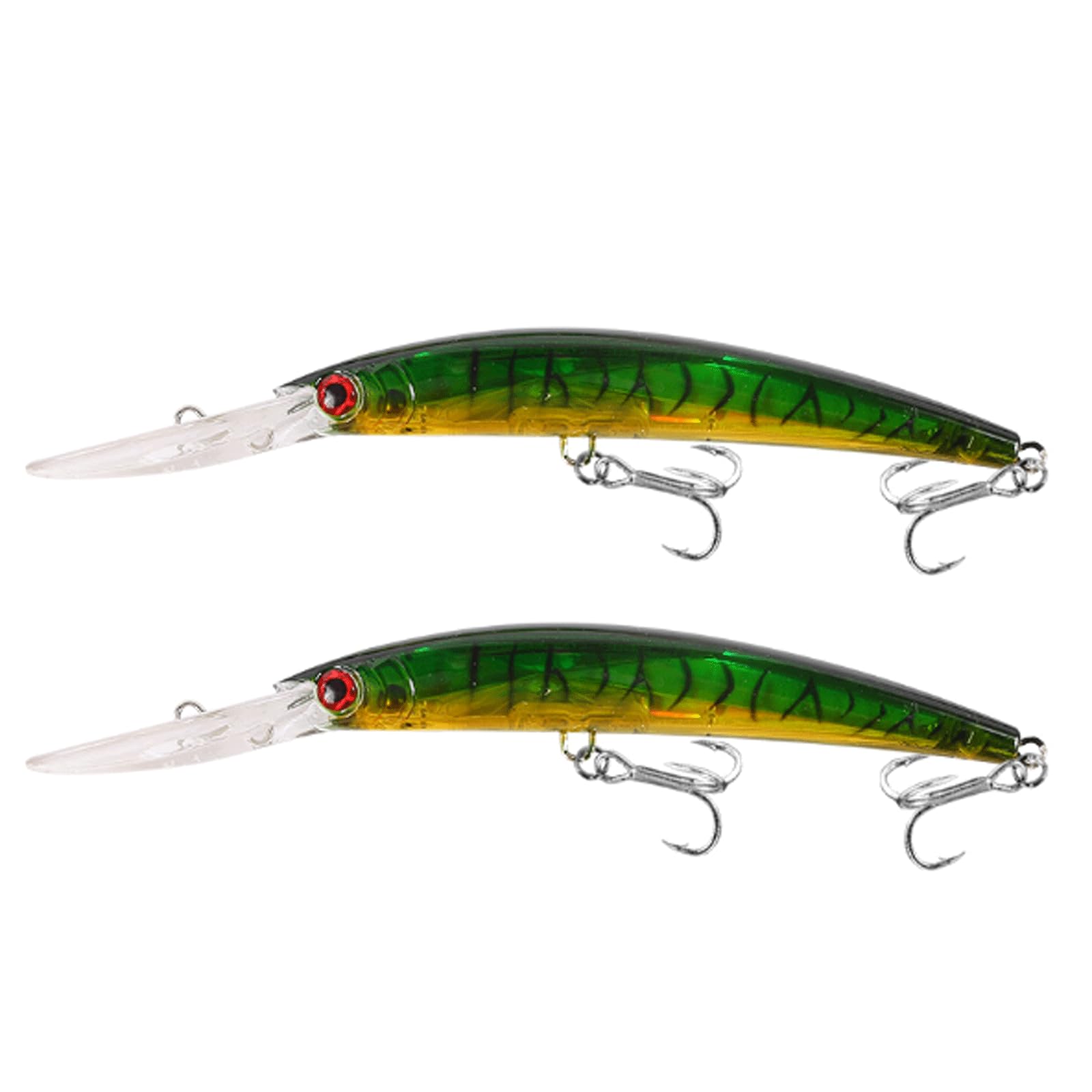 IvyLoutish Fishing Lure Bait 2 Pcs Trolling Wobbler Fishing Baits 17cm 24g Big Crankbait Artificial Bait Fishing Tackle Fishing Tackle