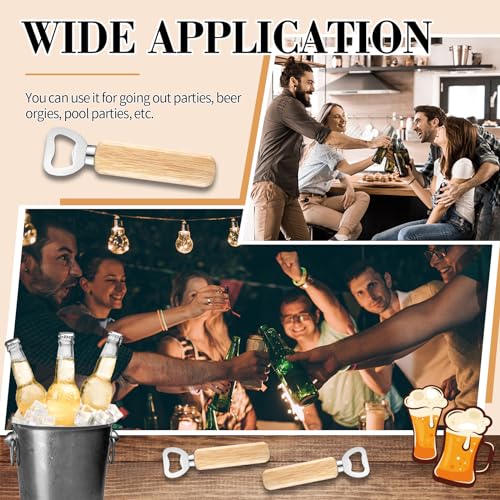 Clq 12Pcs Wood Bottle Openers thumb #5