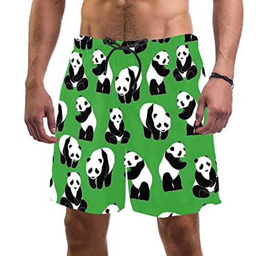 Short de bain homme doublure maille respirante anti irritation vert