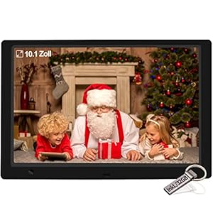 Jimwey 10,1 Zoll Digitaler Bilderrahmen 32GB