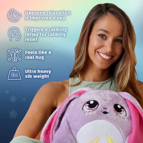 Moon Pals Weighted Stuffed Animals Opal, 5lb Therapeutic Stuffed