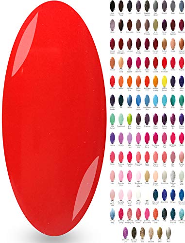 NYK1 Vernis à Ongles Gel Polish | Pour Lampe UV o LED Shellac Nail Polish - Vernis Semi Permanent de Couleur pour Manucure Professionnel avec Effet Miroir | Compatible avec Base et Top Coat Shellac
