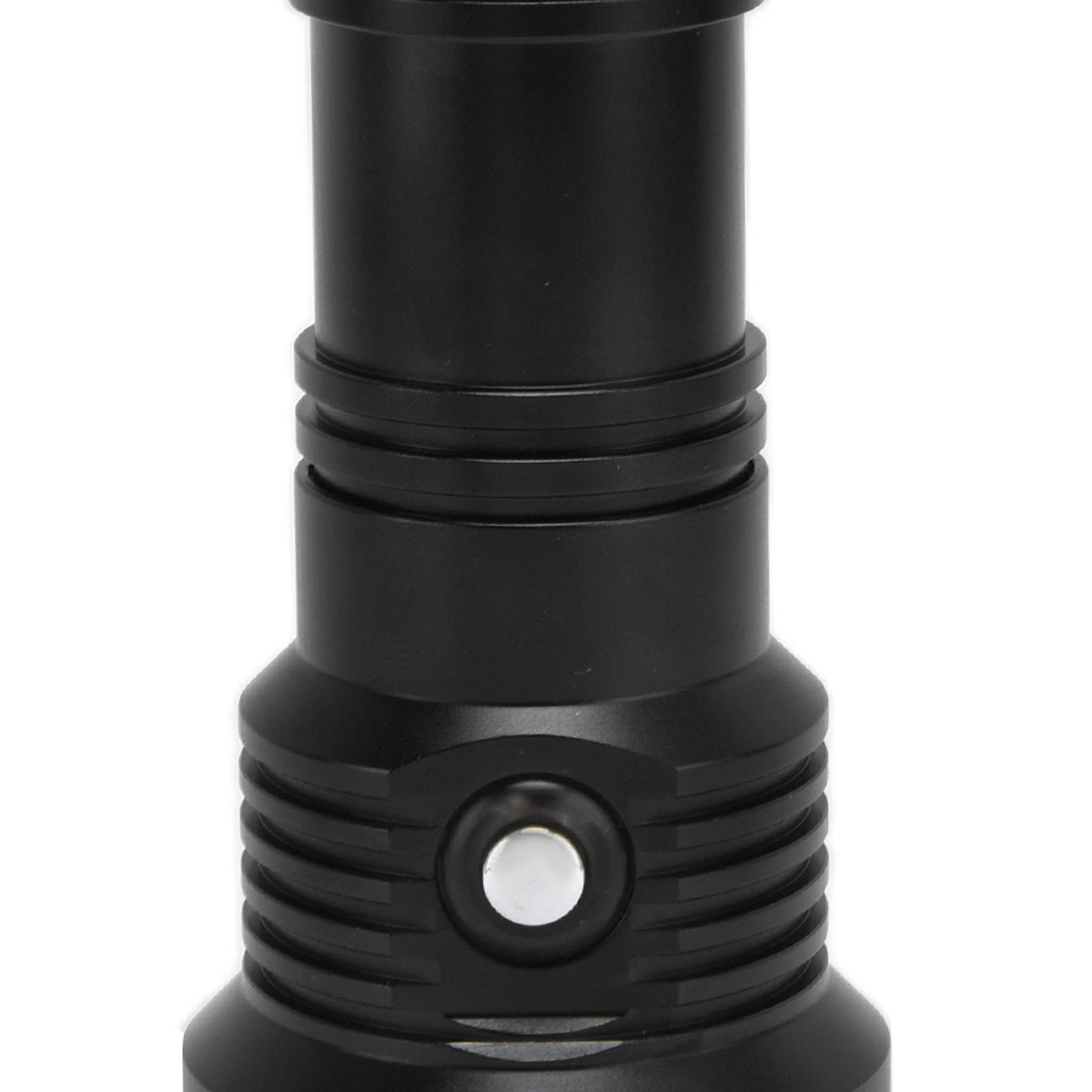 Torcia Subacquea in Lega di Alluminio 10000LM 12 LED 5 modalità IP68 Profondità di Immersione 100 M per Pesca Subacquea Campeggio con Luce Bianca Rossa Blu