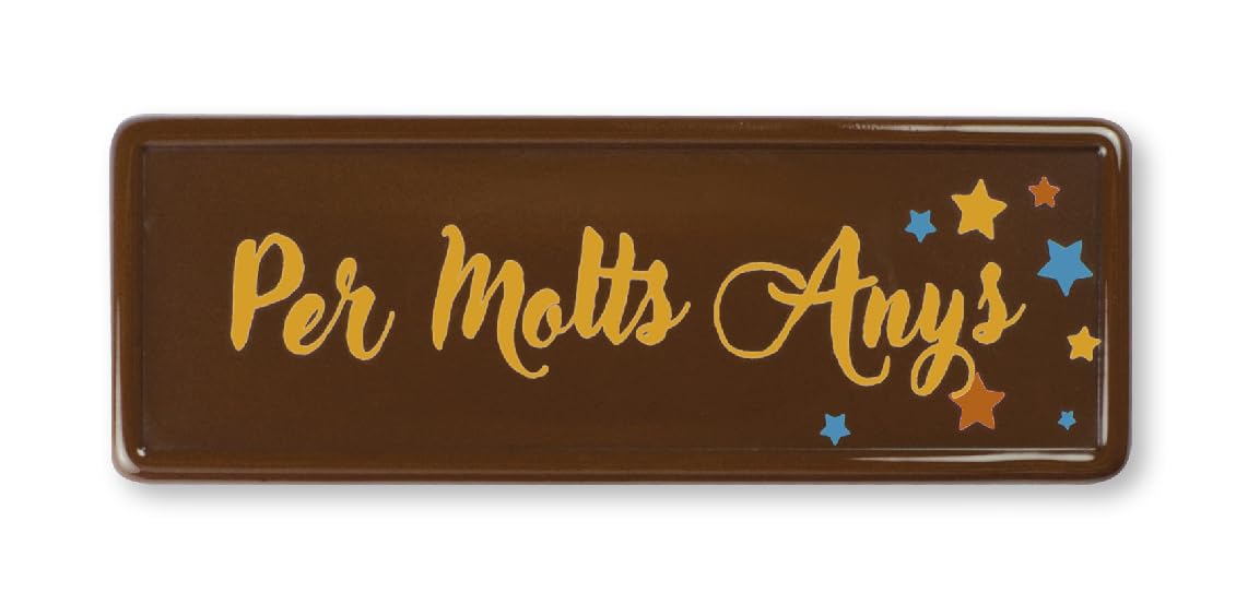 Chocolate per molts anys 29mm*80mm env. 105 und.