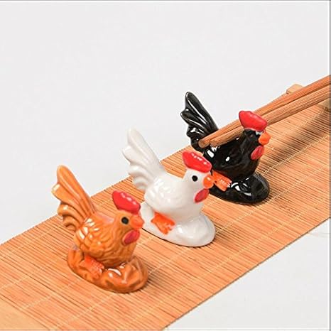 Amazon Hihouse 箸置き 可愛い 鶏 箸置き 食器 インテリア 卓上小物 4点 セット セット 4個 箸置き オンライン通販