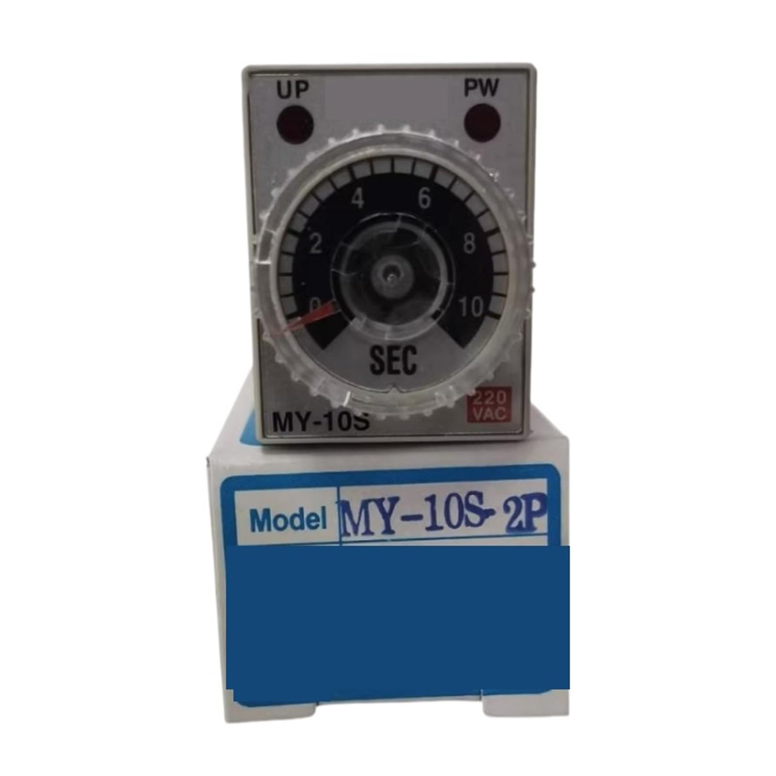 DSZUJTYROP Time Relay MY-1S 10S 6S 60S-2P 220VAC or 24VDC Timer(MY-1S-2P 24VDC)