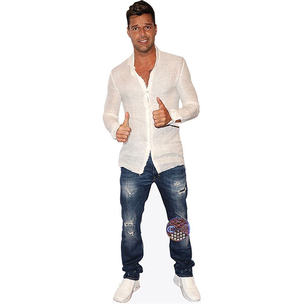 Celebrity Cutouts Life Size Cutout Ricky Martin (Jeans)
