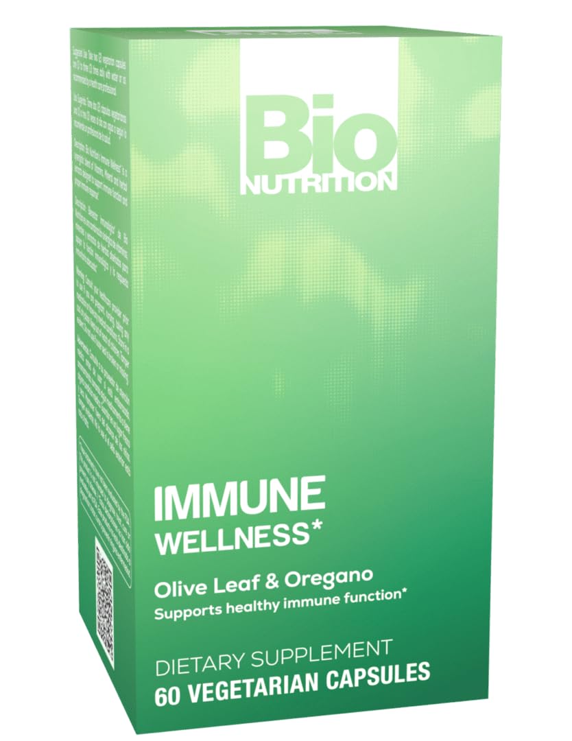 Immune Wellness, Olive Leaf & Oregano, 60 Vegetarian Capsules