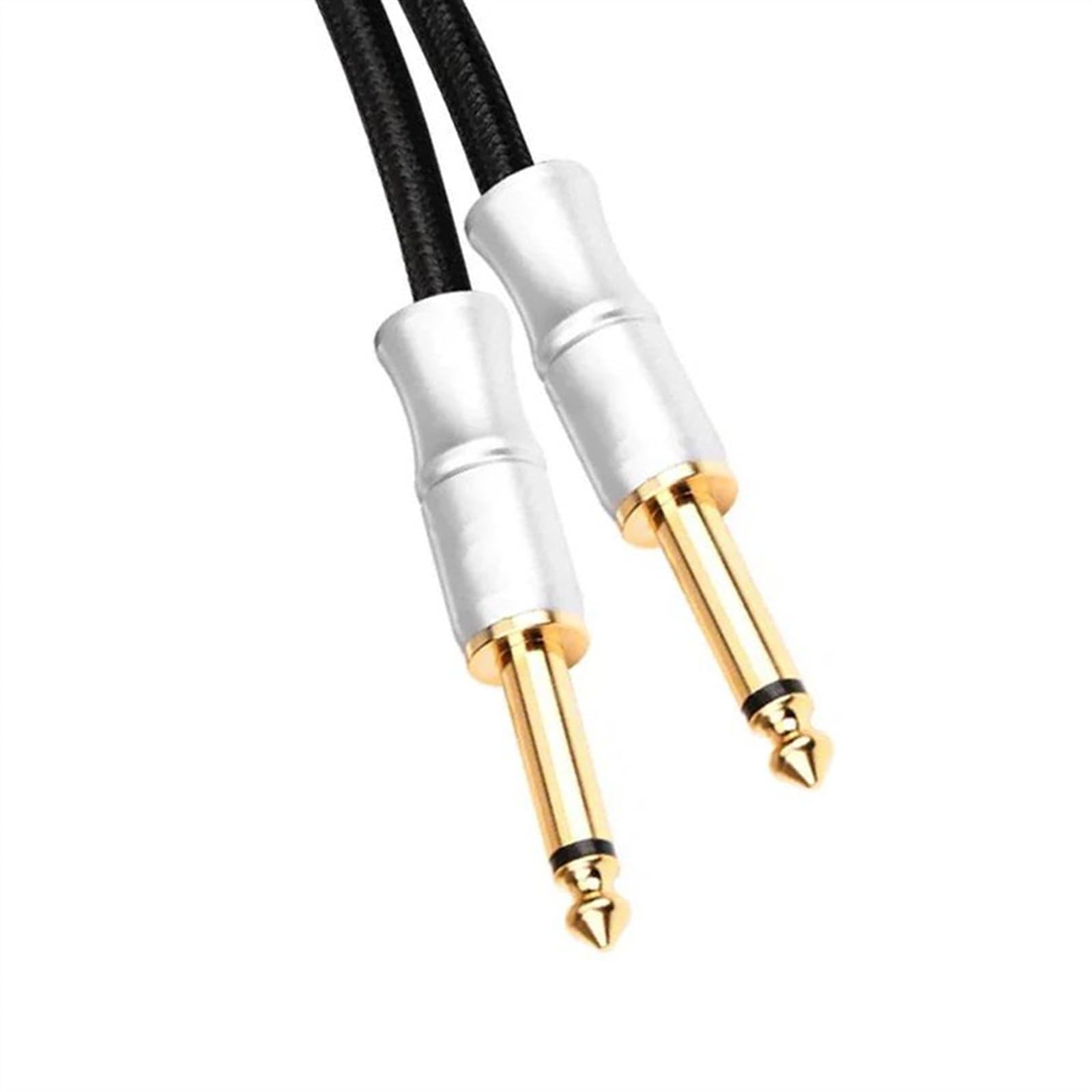 Cable de interconexión de audio Cable de instrumento guitarra no balanceado chapado en oro mono 6,5 mm a,35 0, a m(5m)