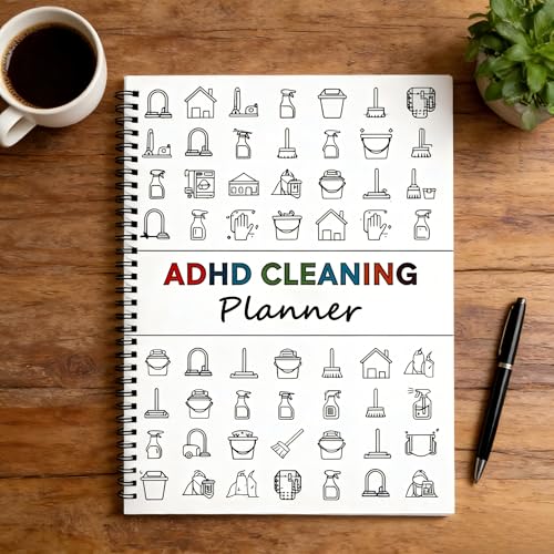 ADHD Cleaning & Organizing Planner for Adults & Teens - Daily Wee...